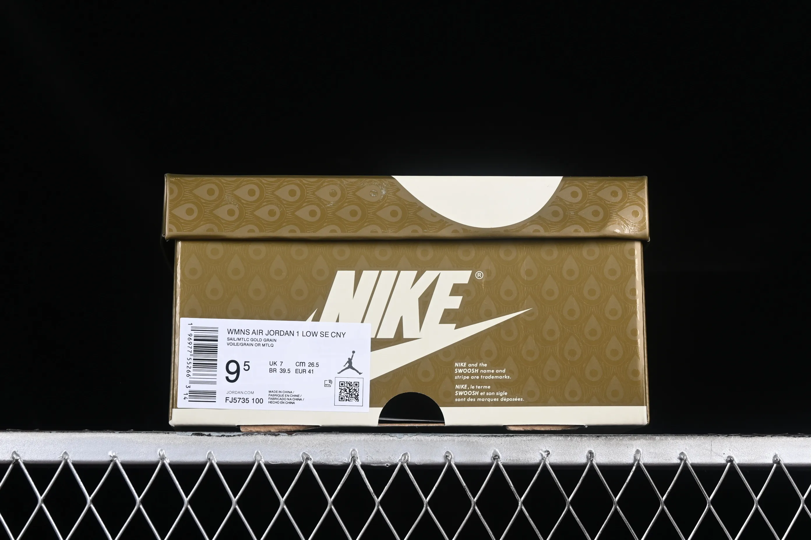 All categories Air Jordan Jordan series basketball shoes Air Jordan 1 Low G version pure original Jordan 1 Low "Year of the Dragon" AJ1 Joe 1 Year of the Dragon limited cultural and leisure sneakers FJ5735-100